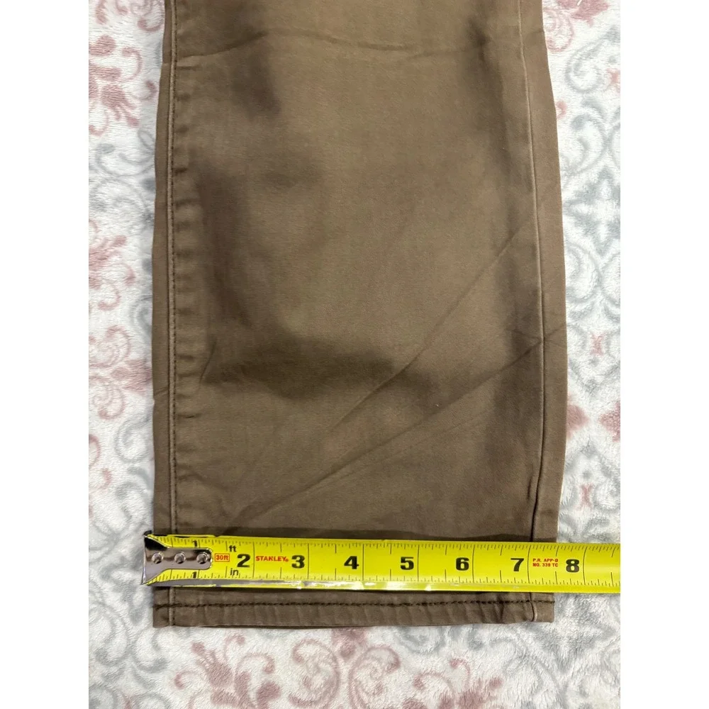 Lucky Brand 121 Slim Straight Brown Pants Mens 32x30 Cotton Stretch Chino - Picture 11 of 16